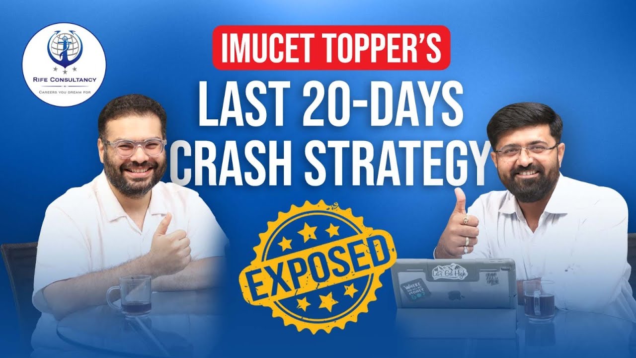 How to Prepare IMUCET in Last 20 Days? | IMUCET Toppers Guide | How to Clear IMUCET | IMUCET Tips