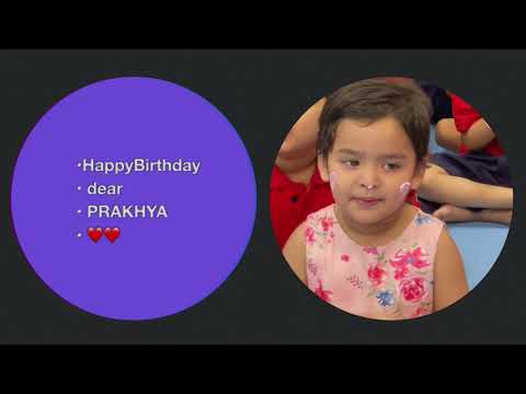 Prakhya's Birthday