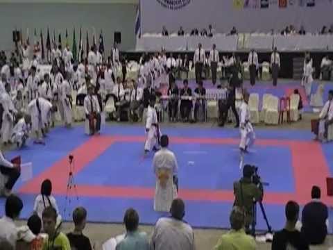 Heian Godan-Joel Lila vs ????? (PHIL) 12th Funakoshi Gichin Cup 2011 Pattaya, Thailand (JKA)