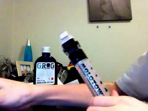 Molotow Tranfomer with Grog Buff Proof Ink