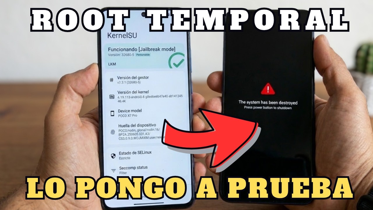 El ROOT TEMPORAL deja tu teléfono ¿Inservible?, lo que nadie te cuenta