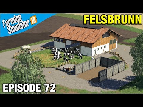 BUILDING A COW FARM Farming Simulator 19 Timelapse - Felsbrunn FS19 Episode 72