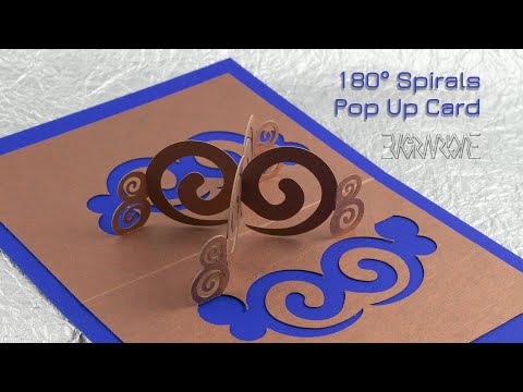 180 Spirals Pop Up Card