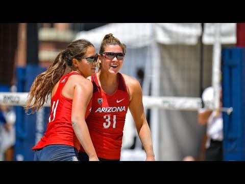 2019 Pac-12 Beach Volleyball Championship: Arizona defeats Stanford to stay in winners bracket