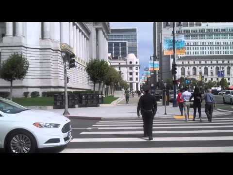 082415p6.5 DEM DPH Sheriff - NOTICE Street SFPD Officer walks away 1045am