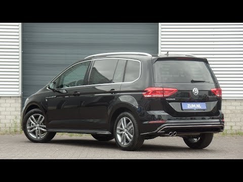Volkswagen NEW Touran R-line 2018 Deep Black Pearl walk around & Inside detail