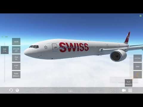 Infinite Flight: Swiss International Airlines Boeing 777-300ER Landing into New York-JFK Airport