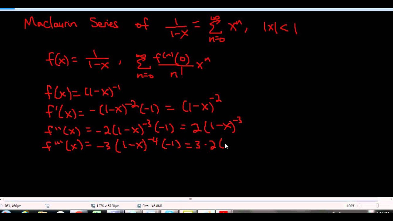 5. Finding Maclaurin Series