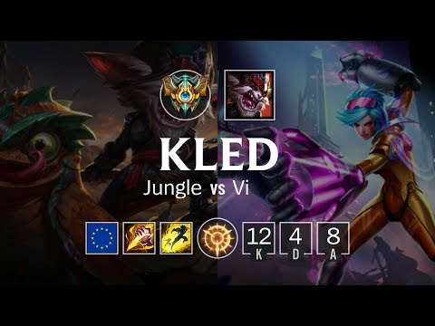 Kled Jungle vs Vi - EUW Master Patch 8.24