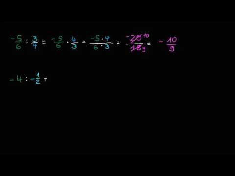 Negative Brüche Dividieren