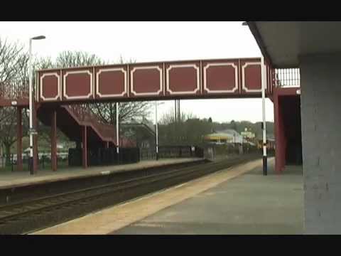 DRS 57007 + 66422 at Blaydon with 6M60 Hartlepool-Sellafield Nuclear Flasks 22nd March 2013