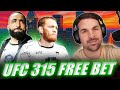 UFC 315 L Belal Muhammad VS Jack Della Maddalena Free Bet
