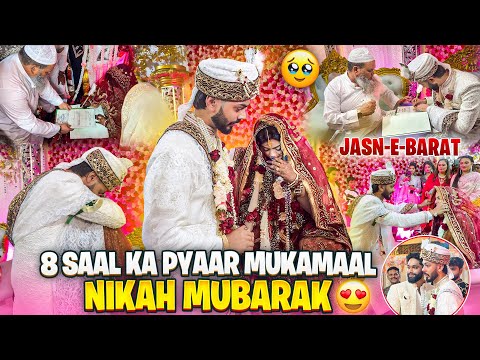 8 Saal Ka Pyaar Mukammal😍Nikah Mubarak Biwi | Jasn-e-Barat | Wada Pura Kiya | AALTU FALTU |