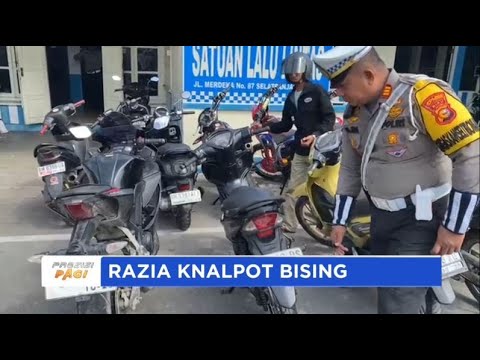 POLRES KEP. MERANTI TINDAK PENGGUNA KNALPOT BISING DALAM RANGKA OPS LILIN