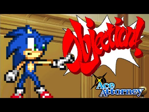 Sonic but it's Ace Attorney | Sprite Animation