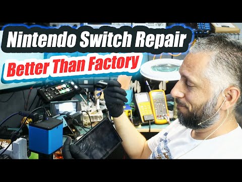 Nintendo Switch better than factory repair.  New way to restore missing pads.