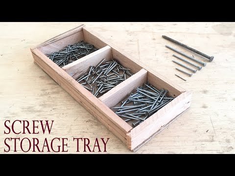 How to make screw box | DIY Screw Stackable Tray | Craft ideas