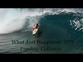 Was this the Craziest Pipeline Collision Ever ? Drone view of an insane wipe out - February 4th 2022