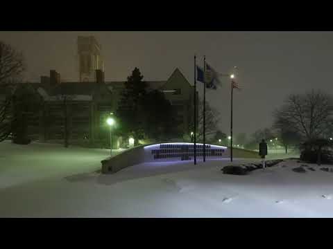 Snowstorm 2021 - Main Campus Timelapse