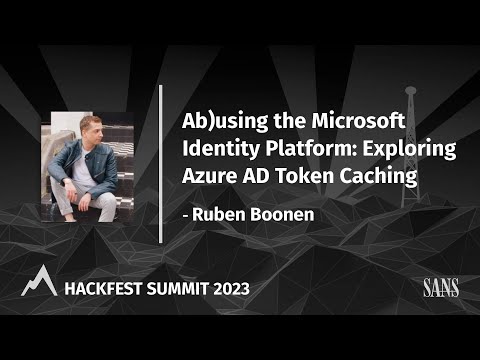 Ab)using the Microsoft Identity Platform: ExploringAzure AD Token Caching