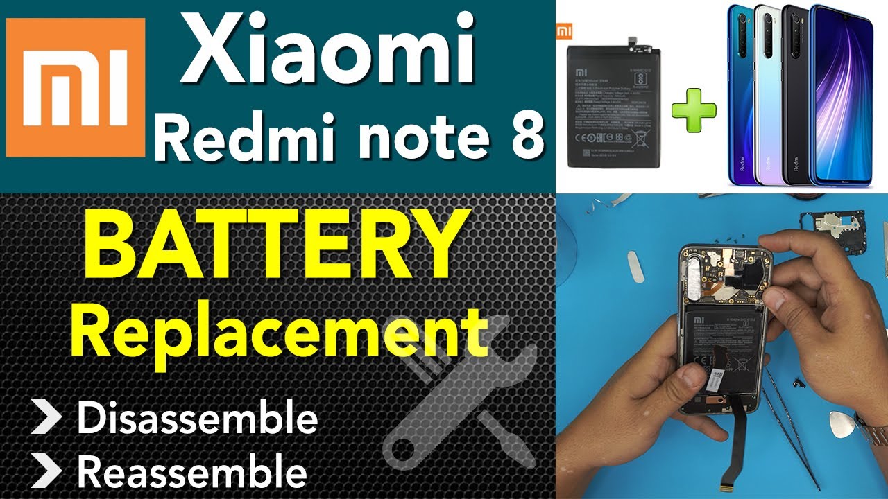How to replace Xiaomi Redmi Note 8 Battery