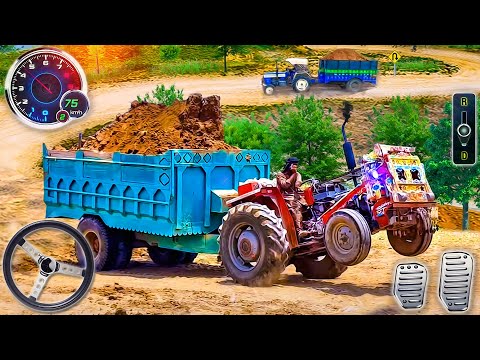 Real Cargo Tractor Trolley Simulator 2022 - Offroad Heavy Transport Driving - Android GamePlay
