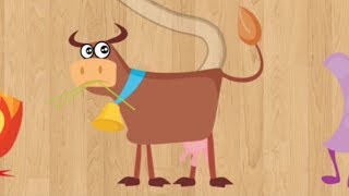 Baby Puzzles Game for Kids, Animal Maze Game for Kids and Toddlers (Horse, Goat, Cow, Sheep, Monkey)