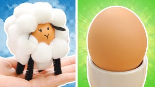 Sheep Easter Egg | Cute Lamb Easter Eggs Craft