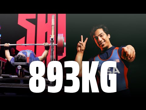 Jonathan Cayco USA | IPF Sheffield 2024 | 2nd Place | 893kg Total 93kg Class