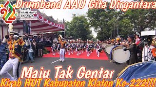 Download lagu DRUMBAND AAU GITA DIRGANTARA || ATRAKSI LAGU MAJU TAK GENTAR‼️ mp3