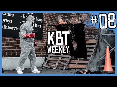 KBT WEEKLY - EXTREME FABRIC TESTING, FABRIC BURN! TESTING FIRE RETARDANT FABRIC