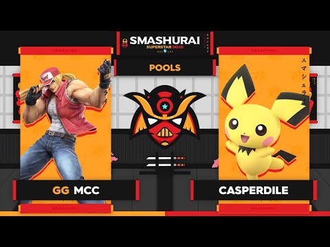 Smashurai: Superstar Dojo - GG | MCC (Terry) Vs. MiltonFGC | Casperdile (Pichu) Pools