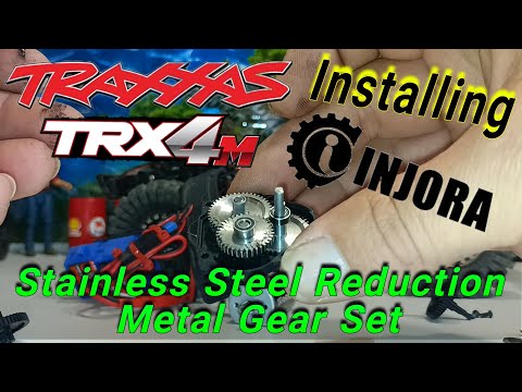 How to install #injora  Metal reduction gear set #traxxastrx4m