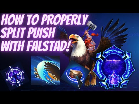 Falstad Gust - How to Properly Global Split Push with Falstad! - Grandmaster Storm League