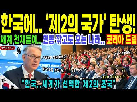 세계 최고 엘리트들이 연봉 반토막 내고 한국 선택？ 하버드 교수도 인정한 비밀, 새로운 국가가 탄생한다! ｜ 해외감동사연