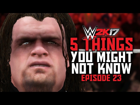 WWE 2K17 - 5 Things You Might Not Know! #23 (Unmasked Superstars, 1 Table 2 Finishers & More)