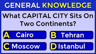HOW GOOD IS YOUR GENERAL KNOWLEDGE? TAKE THIS 30-QUESTION QUIZ TO FIND OUT! #QUESTION