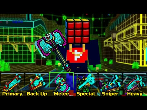 ALL CUBIC SET Pixel Gun 3D Clan Fort Siege - YouTube