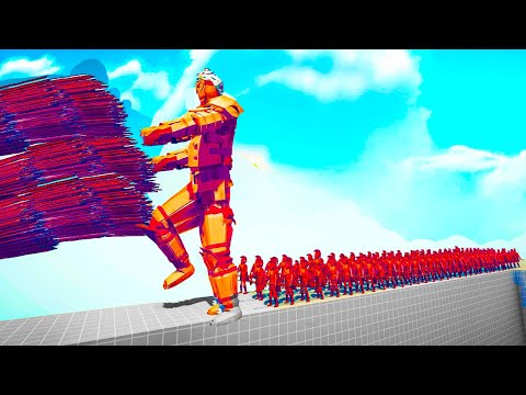 100 SPARTANS & TITAN vs EVERY GOD -🏹Totally Accurate Battle Simulator TABS