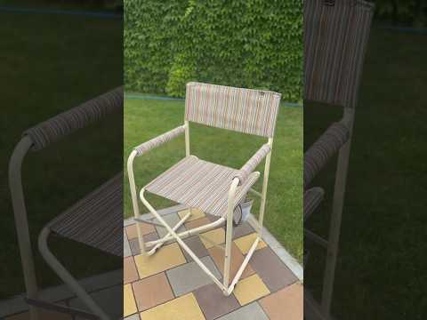 Стул Vitan Режиссёр без полки d20 мм (текстилен бежевая полоса) - фото 1 - id-p1418093293