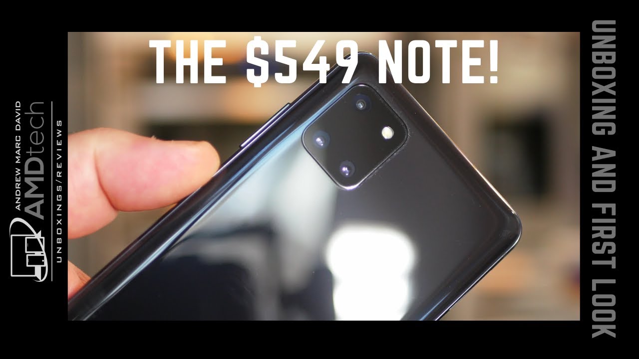 Samsung Galaxy Note10 Lite Unboxing & First Look Review: The $549 Note with S-Pen!