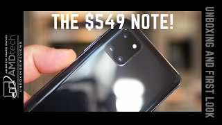 Samsung Galaxy Note10 Lite Unboxing &amp; First Look Review: The $549 Note with S-Pen!