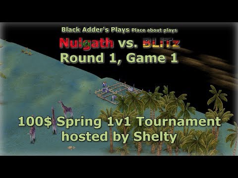 Shelty's Spring Tournament, R1 - Nulgath vs. BLiTz, Game 1 - Age of Mythology: The Titans
