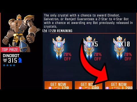 EPIC DINOBOT CRYSTAL OPENING! OMG NO WAY ! - TRANSFORMERS : Forged To Fight