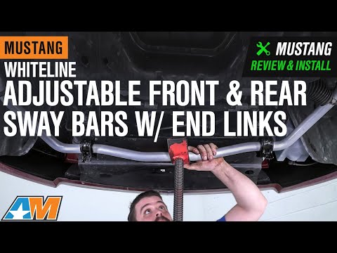 2005-2014 Mustang Whiteline Adjustable Front & Rear Sway Bars w/ End Links Review & Install