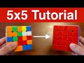 5x5 Rubik's Cube Tutorial: Reduction Method (Easy Beginner's Method!)