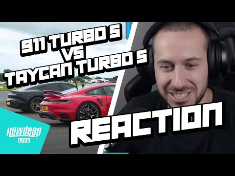 Franky reagiert auf "New Porsche 911 Turbo S vs Taycan Turbo S I reaction