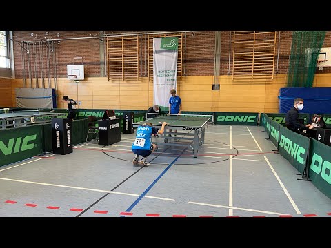 DTTB Top48 U15 Johann Magnus Mahl (WTTV) vs. Jonas Rinderer (BYTTV)