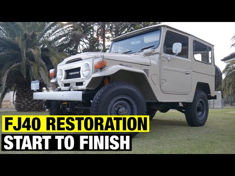Thumbnail for 1977 TOYOTA FJ40 RESTORATION - START TO FINISH | MY STORY by Toyota FJ40, Toyota, video, WiLL, vide, video i