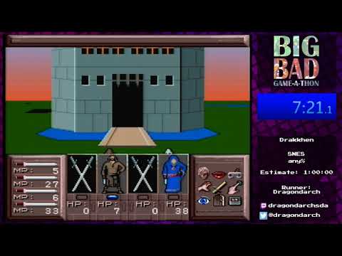 Big Bad Game-a-thon 2017 - Drakkhen by Dragondarch
